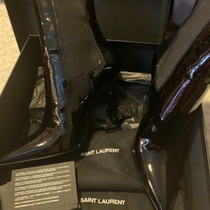 *SOLD* YVES SAINT LAURENT Opyum Patent Boots